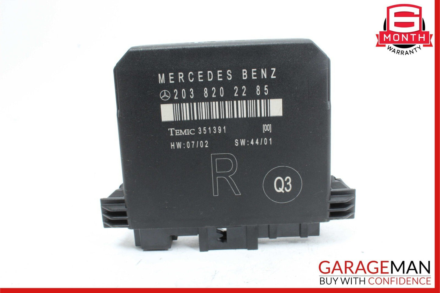 01-07 Mercedes W203 C240 C230 C320 Rear Right Door Control Module 2038202285 OEM