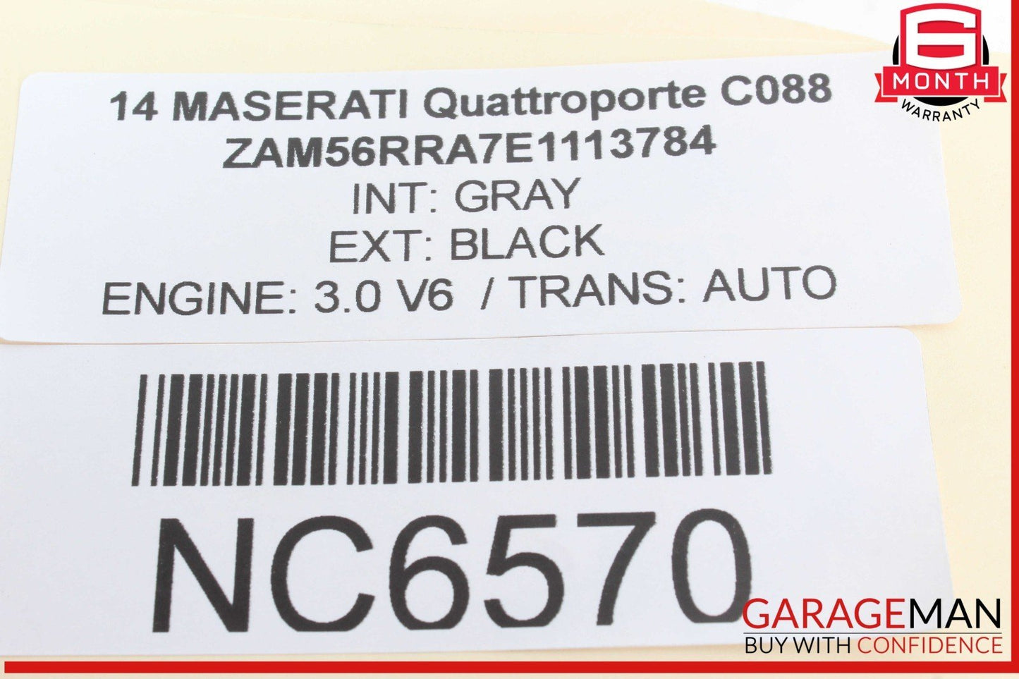 14-17 Maserati Quattroporte Rear Right / Left Side Upper Control Arm OEM
