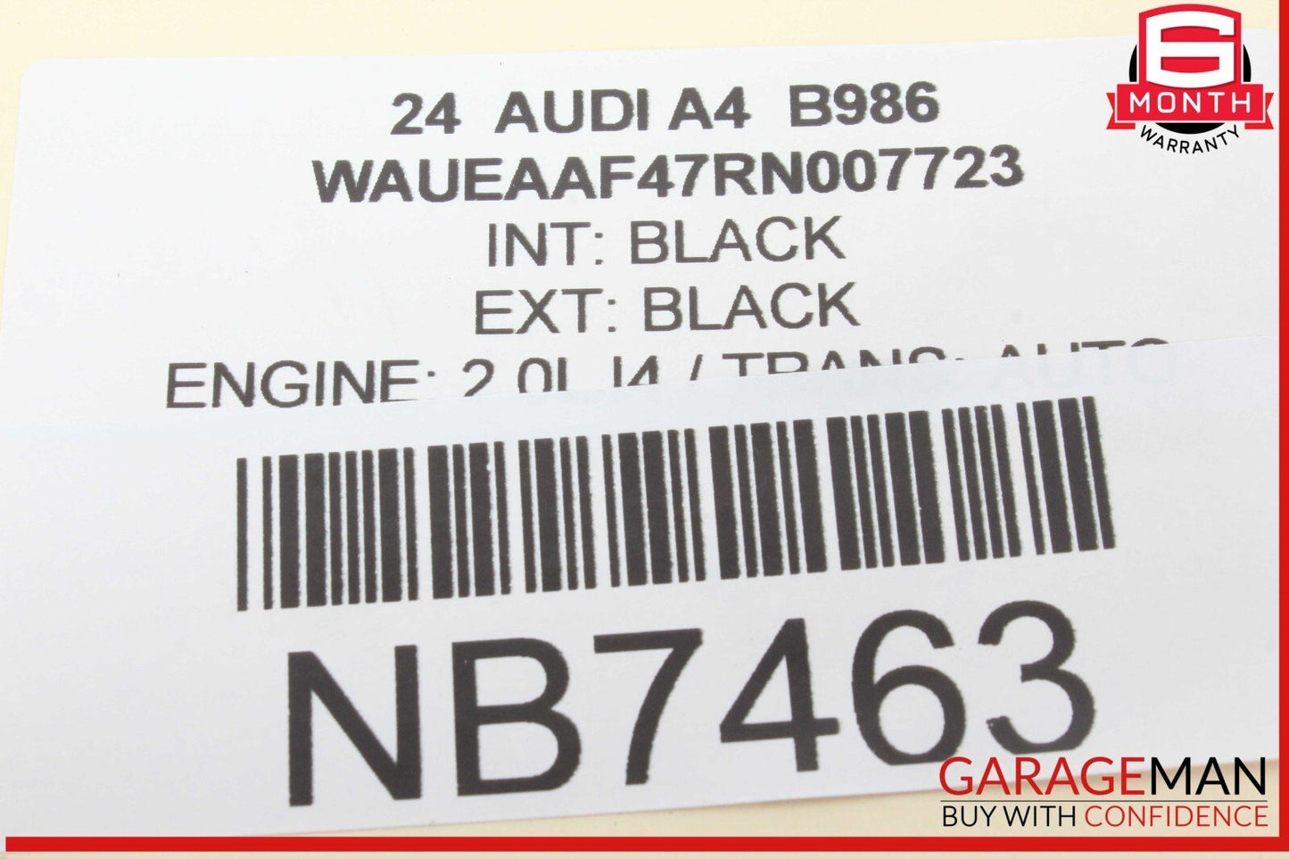 17-24 Audi A4 Gas Pedal Accelerator Throttle 8W1723523 OEM