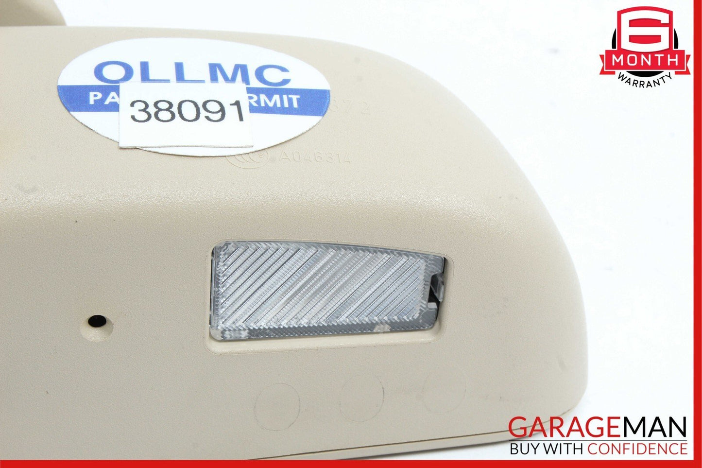 09-12 Mercedes X204 GLK350 C350 Interior Rear View Mirror Gray 2048100517 OEM