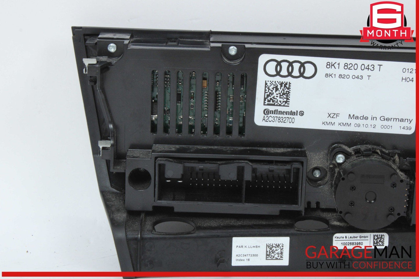 09-16 Audi A4 AC A/C Heat Temperature Climate Control Panel 8K1820043R OEM