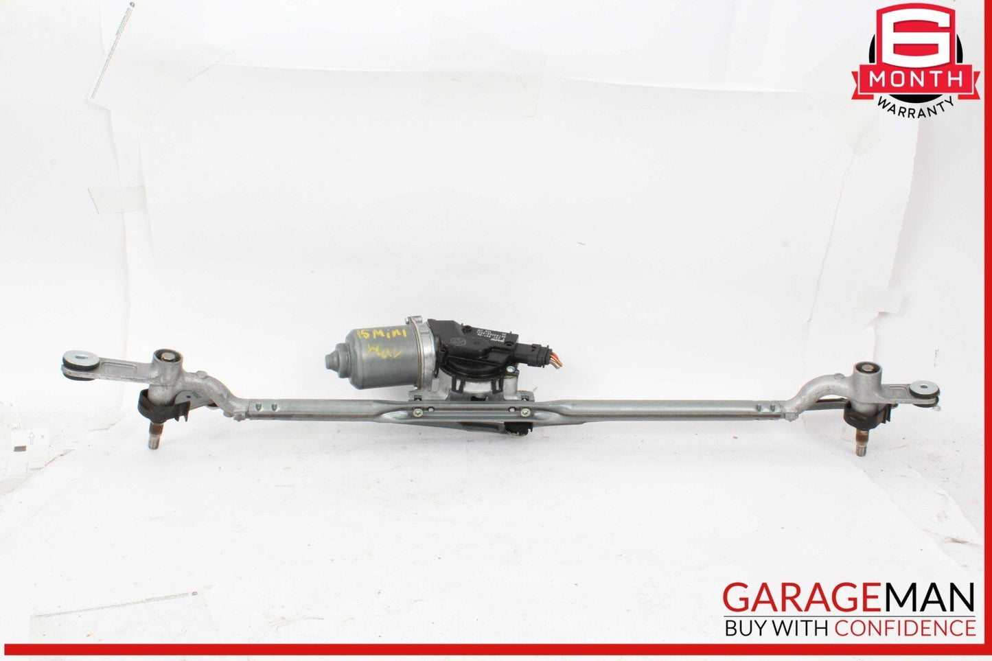 14-19 Mini Cooper Front Windshield Wiper Transmission Linkage Motor OEM