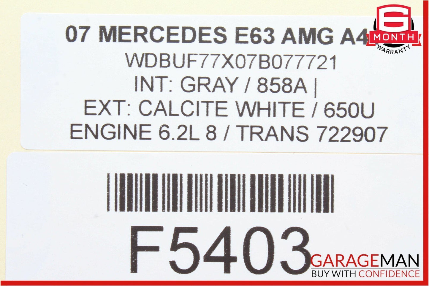 07-09 Mercedes W211 E350 E63 AMG Parktronic Park Assist Control Module Unit OEM