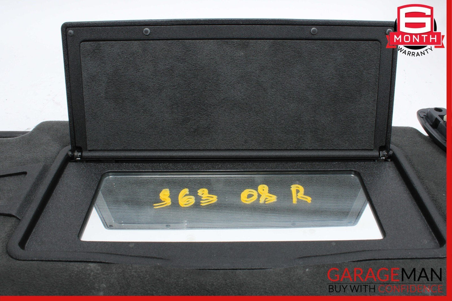 07-14 Mercedes CL550 S63 AMG Front Right Sun Visor Shade Sunvisor Suede Black