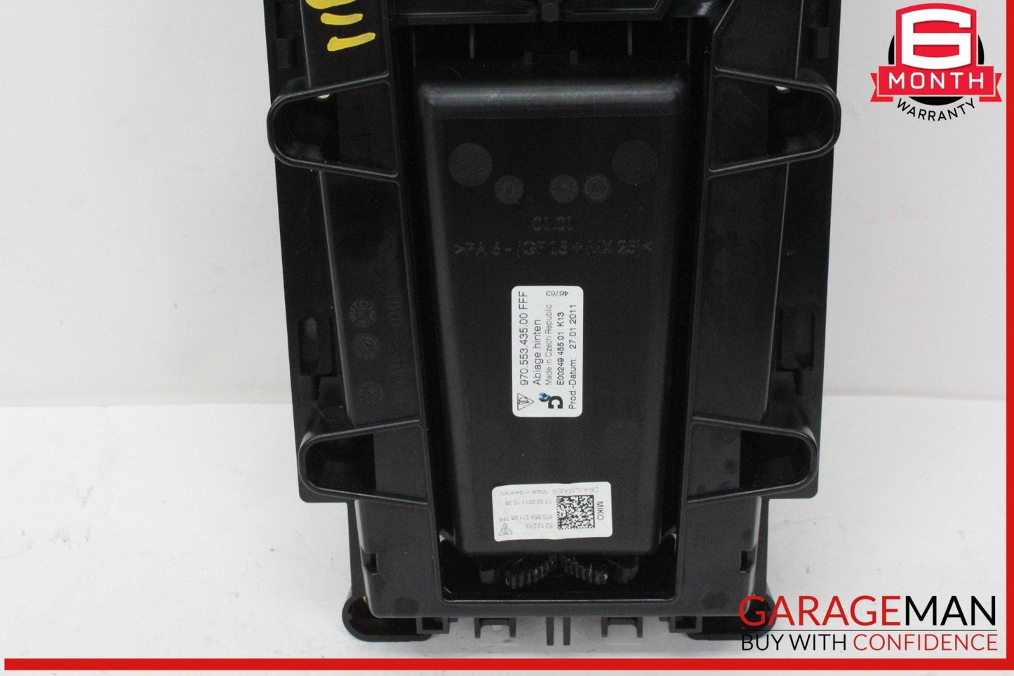 10-16 Porsche Panamera 970 Rear Center Console Storage Compartment Aluminium OEM