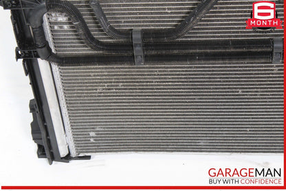 12-15 Mercedes R172 SLK250 Engine Cooling Radiator Air A/C Condenser Oil Cooler