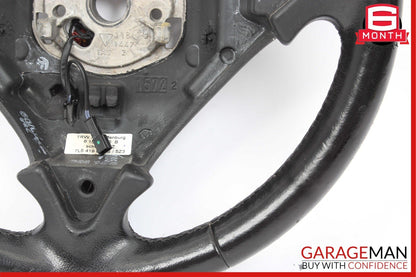 03-10 Porsche Cayenne 955 957 3 Spoke Driver Steering Wheel Leather Black