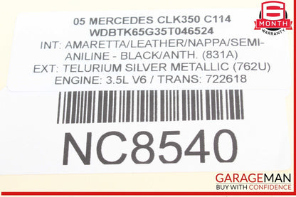 03-09 Mercedes W209 CLK350 CLK55 AMG Front Right Side Door Control Module OEM