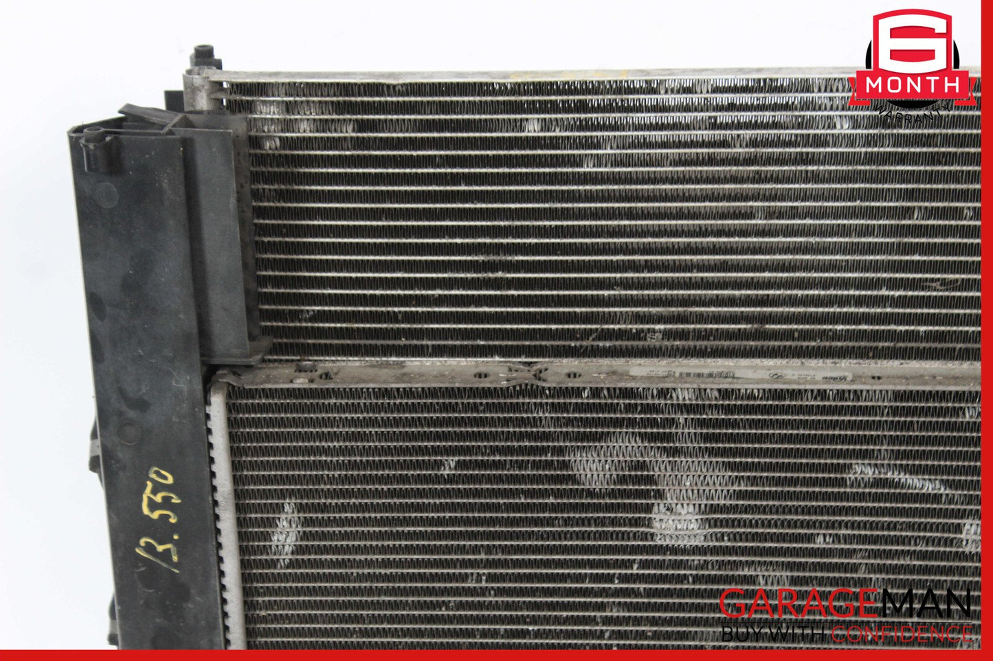 10-19 BMW F10 550i 650i Cooling Radiator A/C Condenser OEM