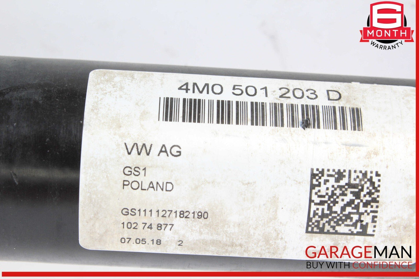 17-24 Audi Q7 Rear Left / Rear Right CV Axle Shaft 4M0501203D OEM