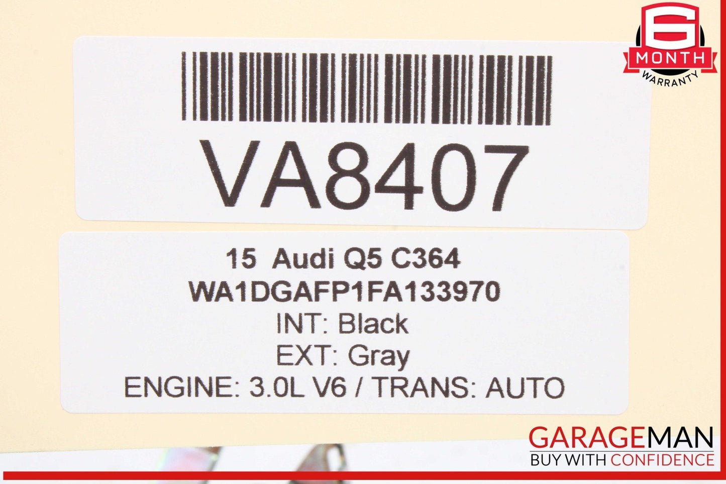 09-17 Audi Q5 SQ5 Rear Trunk Back Door Liftgate Lock Latch Actuator OEM