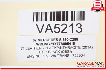 06-09 Mercedes W221 S550 E550 CLS350 Power Steering Pump Reservoir Assembly OEM