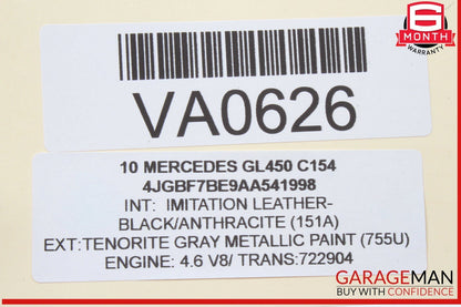 09-10 Mercedes X164 GL450 ML350 Left Driver Side Rear View Door Mirror Glass OEM