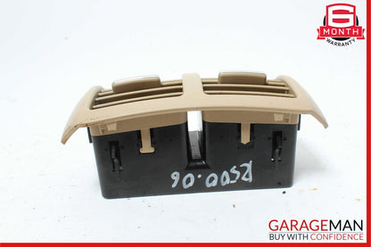 06-09 Mercedes W251 R350 R500 Rear Center Console AC A/C Air Vent Grille Brown