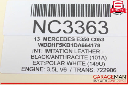 08-18 Mercedes W212 E350 C300 E250 CLS500 Rear Right Door Control Module Unit