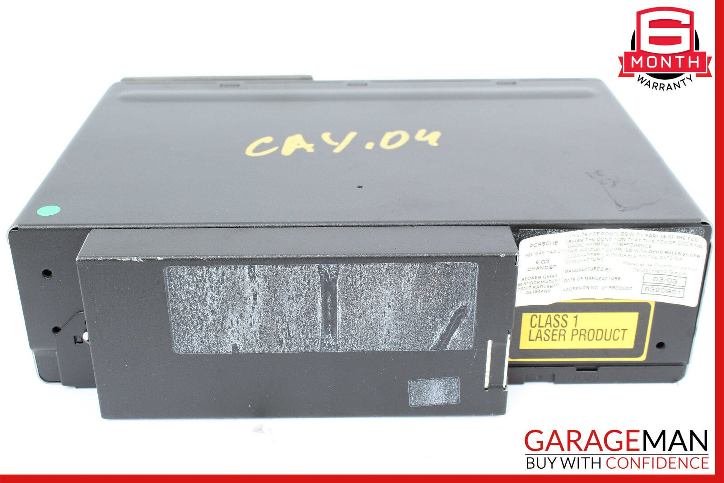 03-06 Porsche Cayenne 955 CD Changer 6 Disk Player 99664514001 OEM