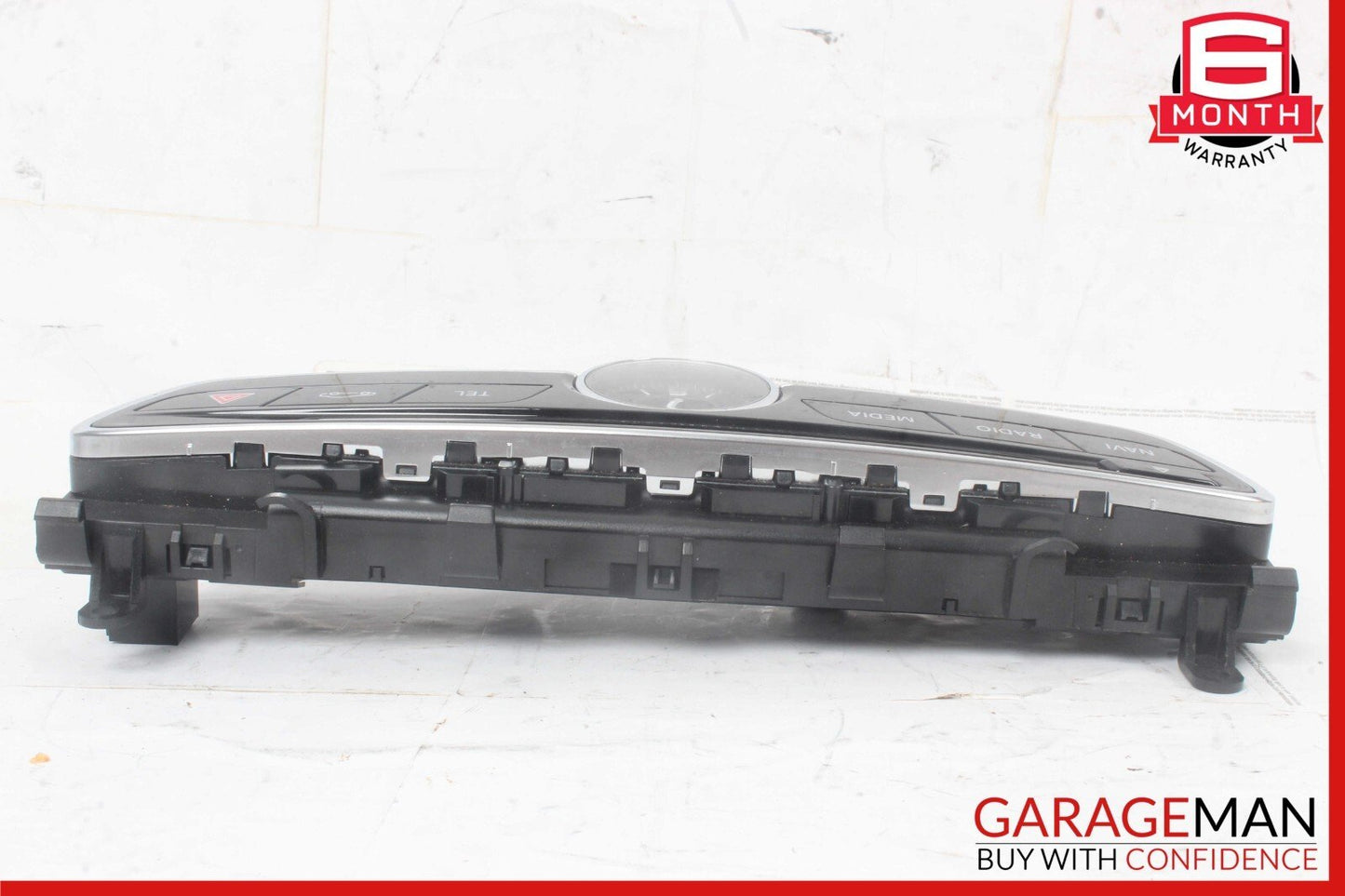 15-18 Mercedes W205 C300 C400 Center Dashboard Hazard Control Switch w/ Clock