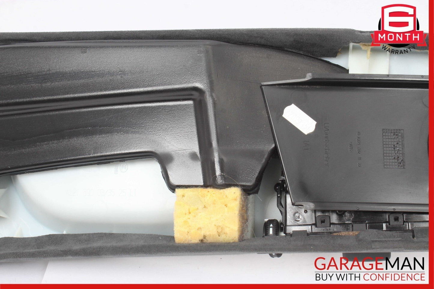 07-13 MERCEDES S63 AMG LEFT DRIVER SIDE B PILLAR TRIM COVER BLACK OEM