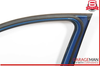 15-24 Porsche Macan 95B Front Right Passenger Side Door Shell Blue OEM