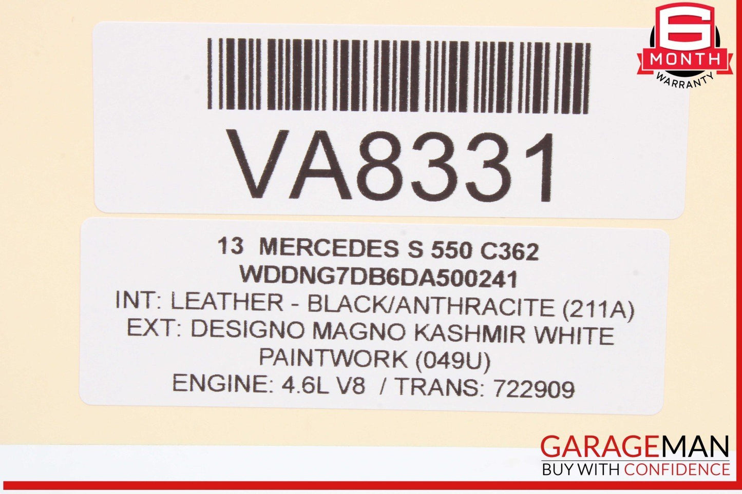 07-14 Mercedes W221 S550 Front Right Side Dash AC A/C Air Vent Trim Grille OEM
