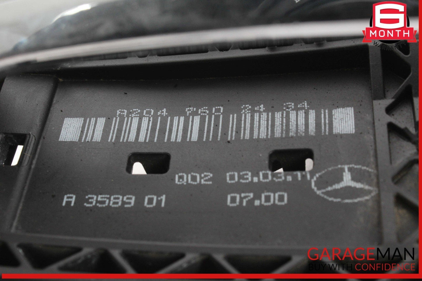10-17 Mercedes W212 E350 Right Passenger Side Exterior Door Handle Silver OEM