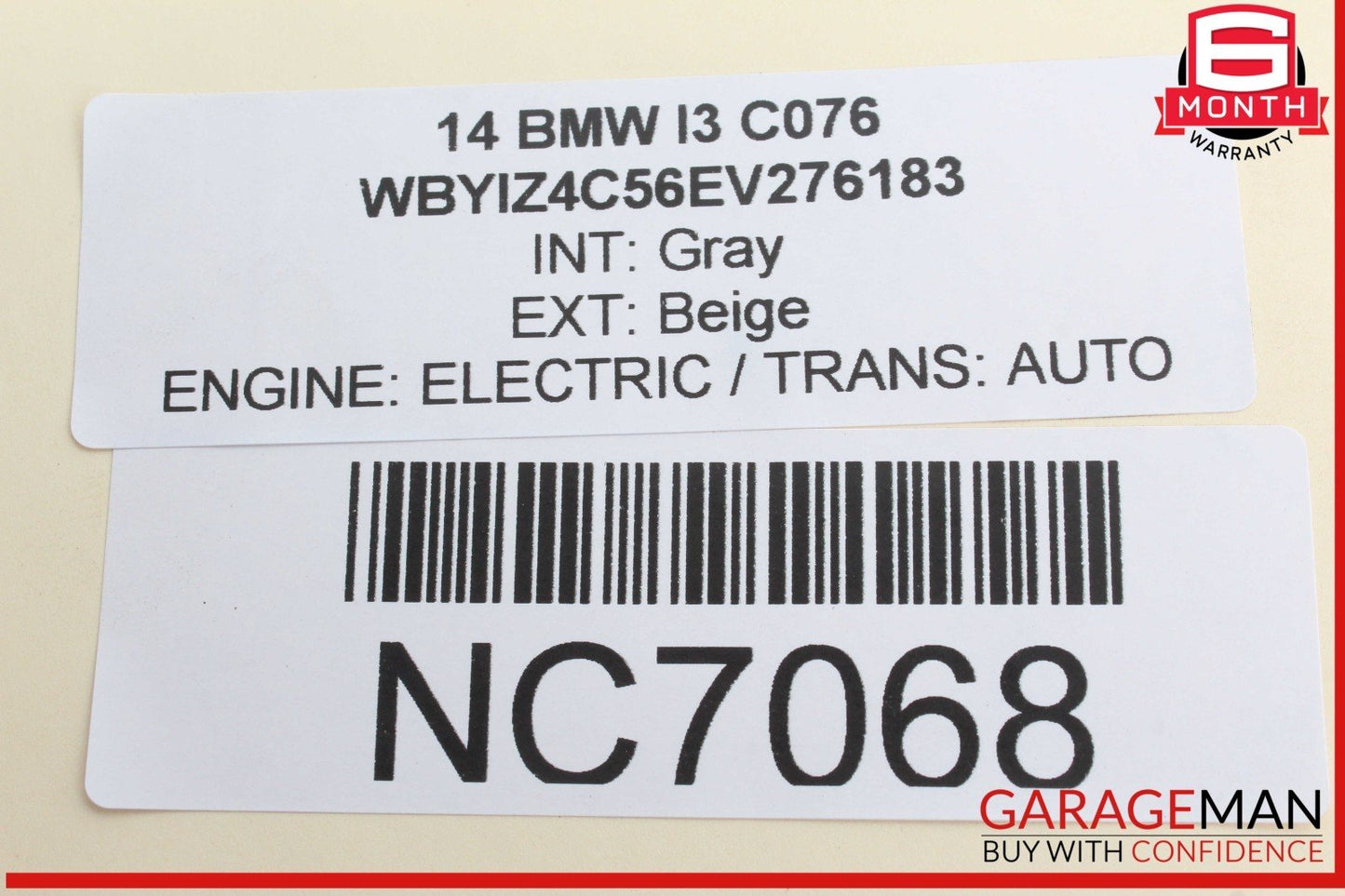 14-21 BMW i3 I01 Hybrid Front Right Side Windshield Wiper Motor 7359450 OEM