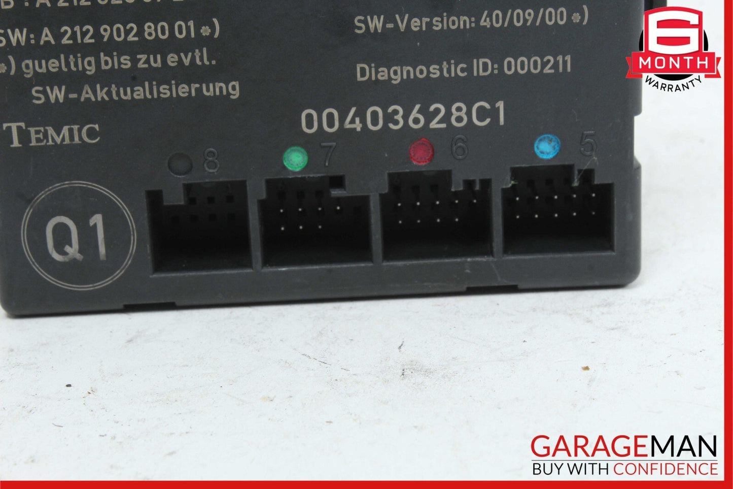 08-14 Mercedes W204 C250 C350 Front Left Side Door Control Module 2129004202 OEM