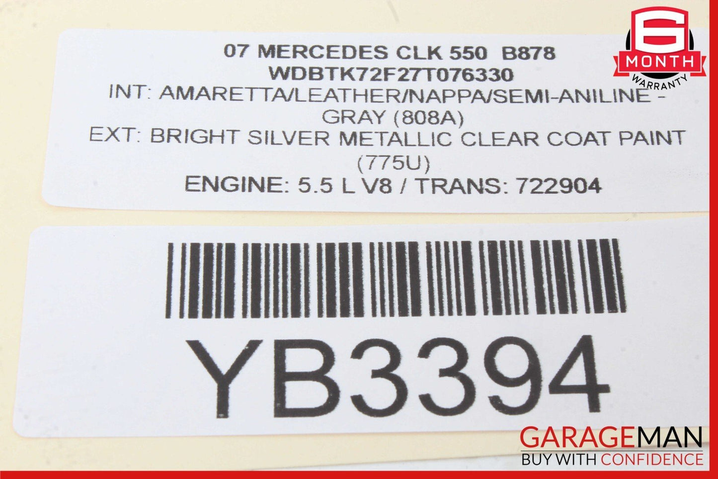 05-09 Mercedes W209 CLK550 CLK320 Center Dashboard Control Switch OEM