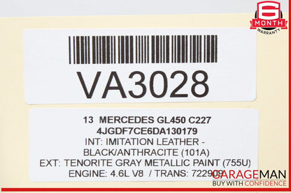 11-20 Mercedes X166 GL450 Engine Motor Vacuum Pump 2762300165 OEM
