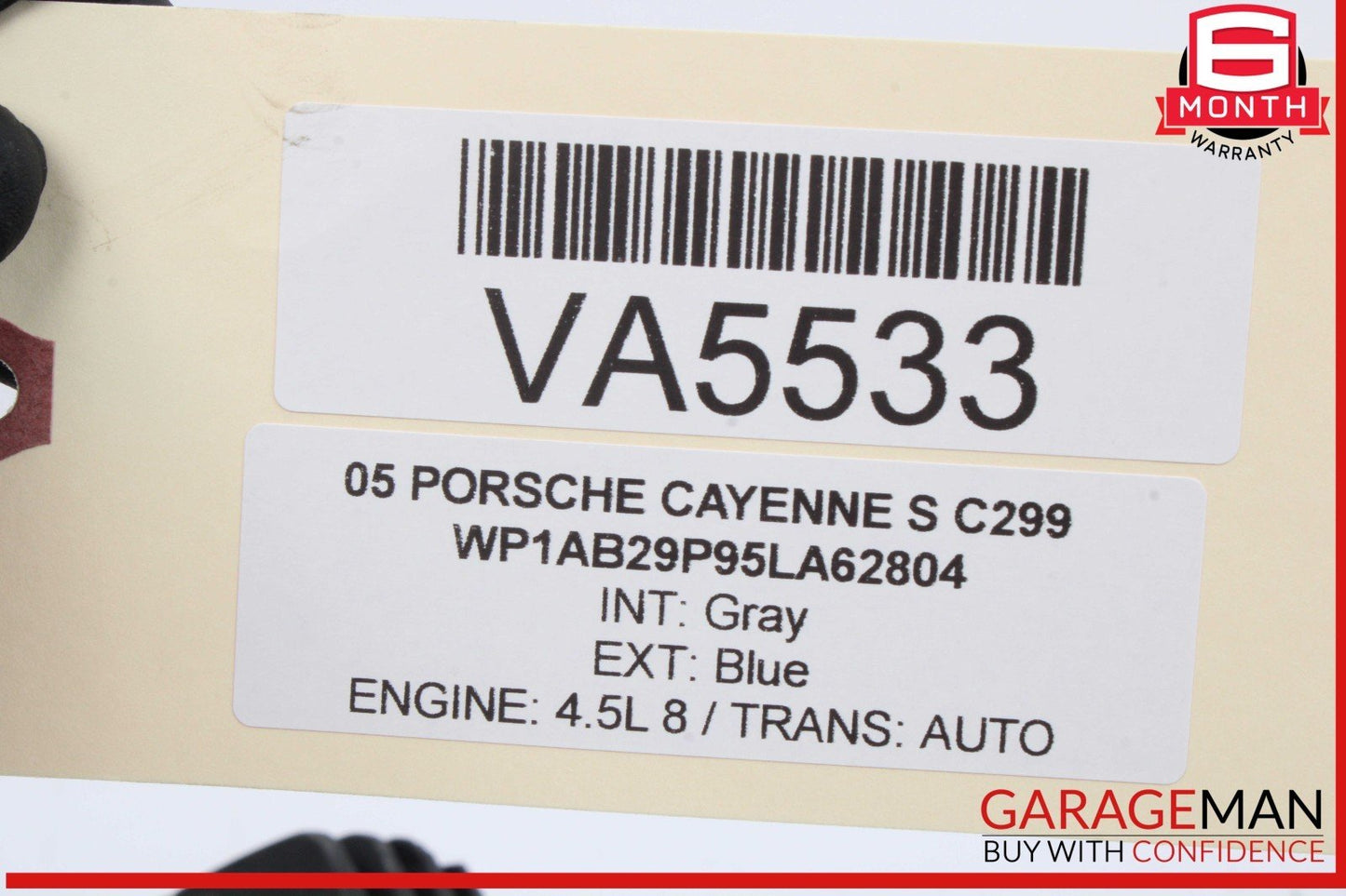 03-06 Porsche Cayenne S 955 Right Secondary Air Injection Smog Pump 7L5959253B