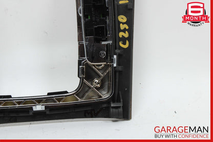 08-14 Mercedes GLK350 C250 Center Console Shift Trim Cover Panel Bezel Assembly