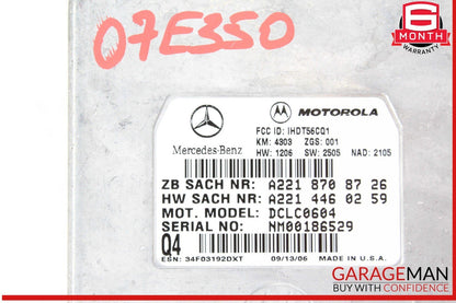 Mercedes W211 E350 Voice Communication Control Module 2218708726 OEM