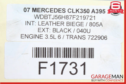 06-09 Mercedes W209 CLK350 CLS350 ML350 Bosch Engine Starter Motor OEM