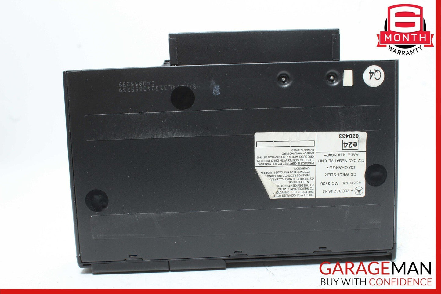 03-07 Mercedes C240 SL500 S55 AMG CD Changer 6 Disk Player w/ Magazine MC3330