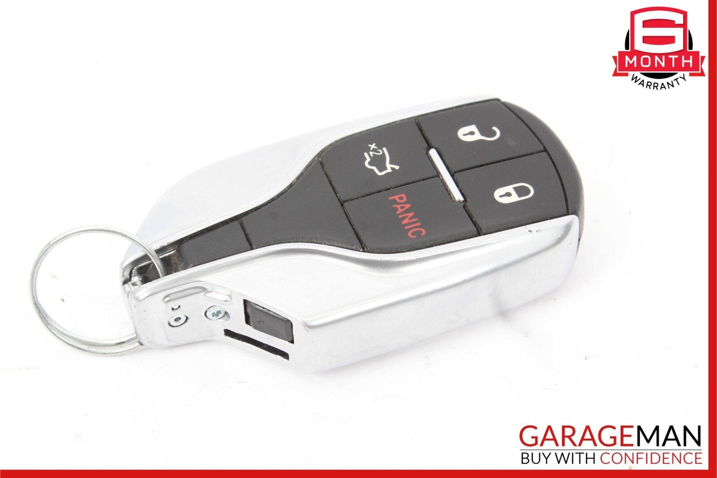 14-17 Maserati Ghibli Dash Ignition Switch Controller Push Button w/ Key Set