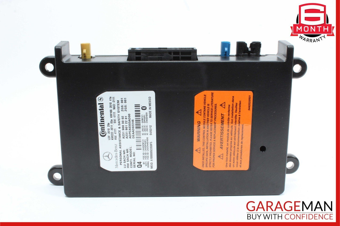12-20 Mercedes W204 C250 E350 GLA250 SL400 Communication Control Module Unit OEM