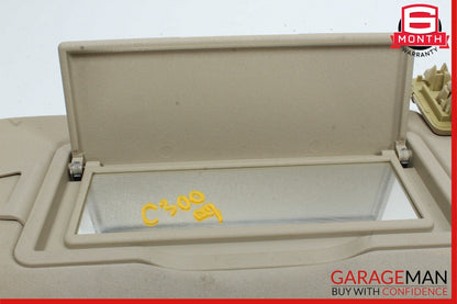 08-14 Mercedes W204 C300 C350 Front Right Side Sun Visor Sunvisor Shade Beige