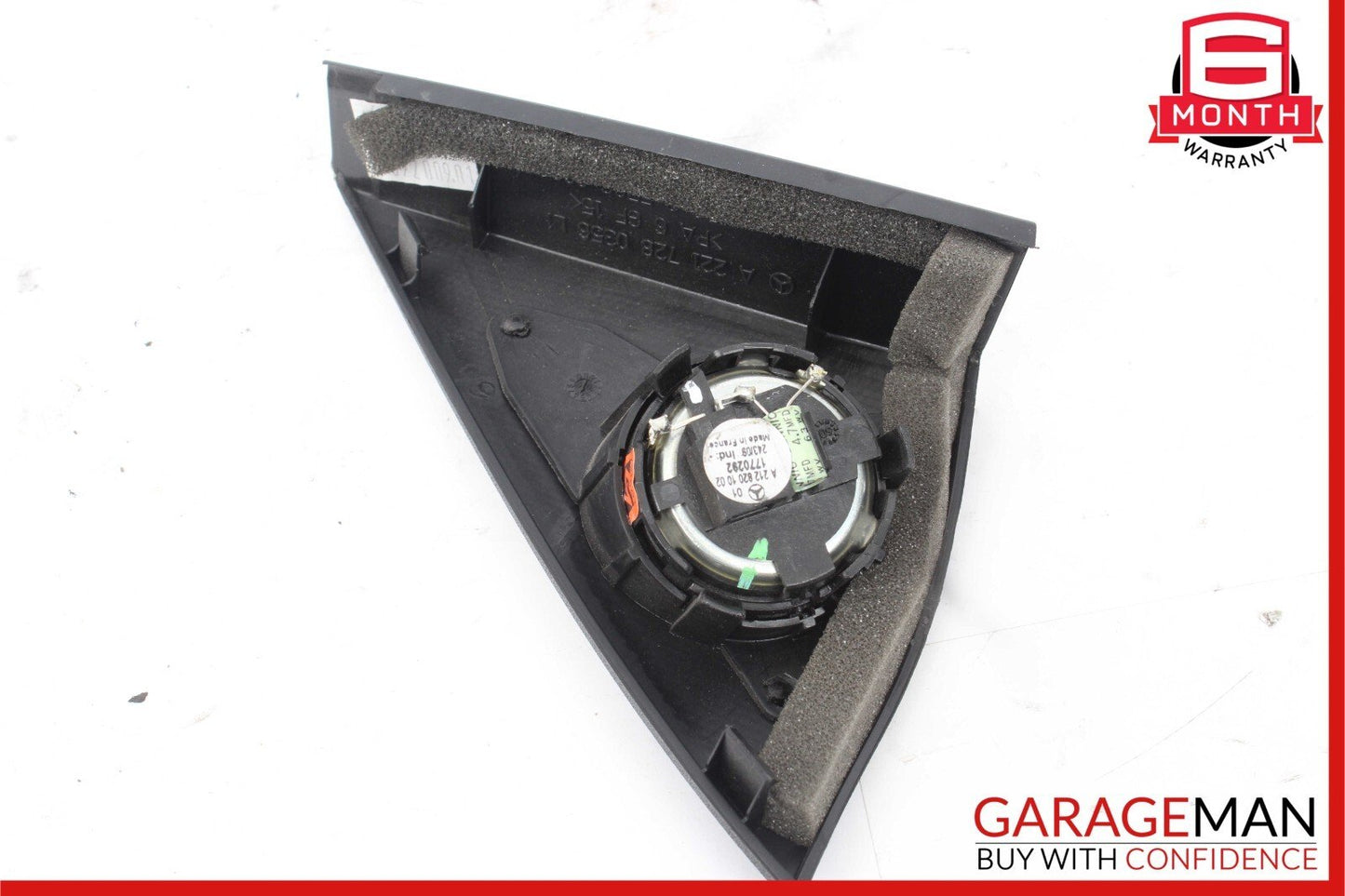 07-13 Mercedes W221 S63 AMG Front Left Side Door Tweeter Speaker Cover Black OEM