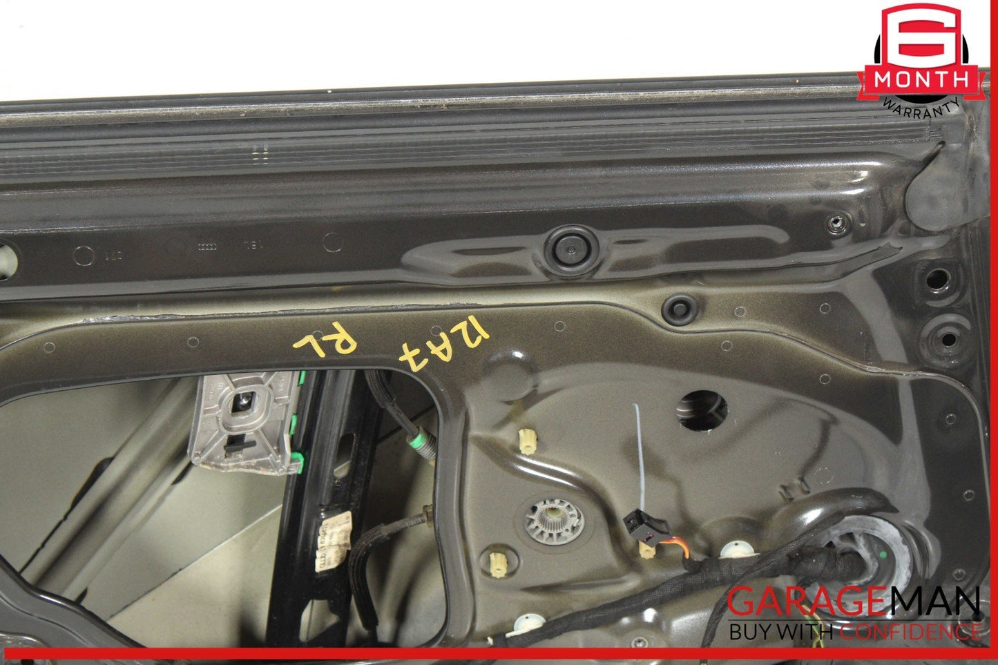 12-18 Audi A7 RS7 S7 Rear Left Driver Side Door Shell Panel Black OEM