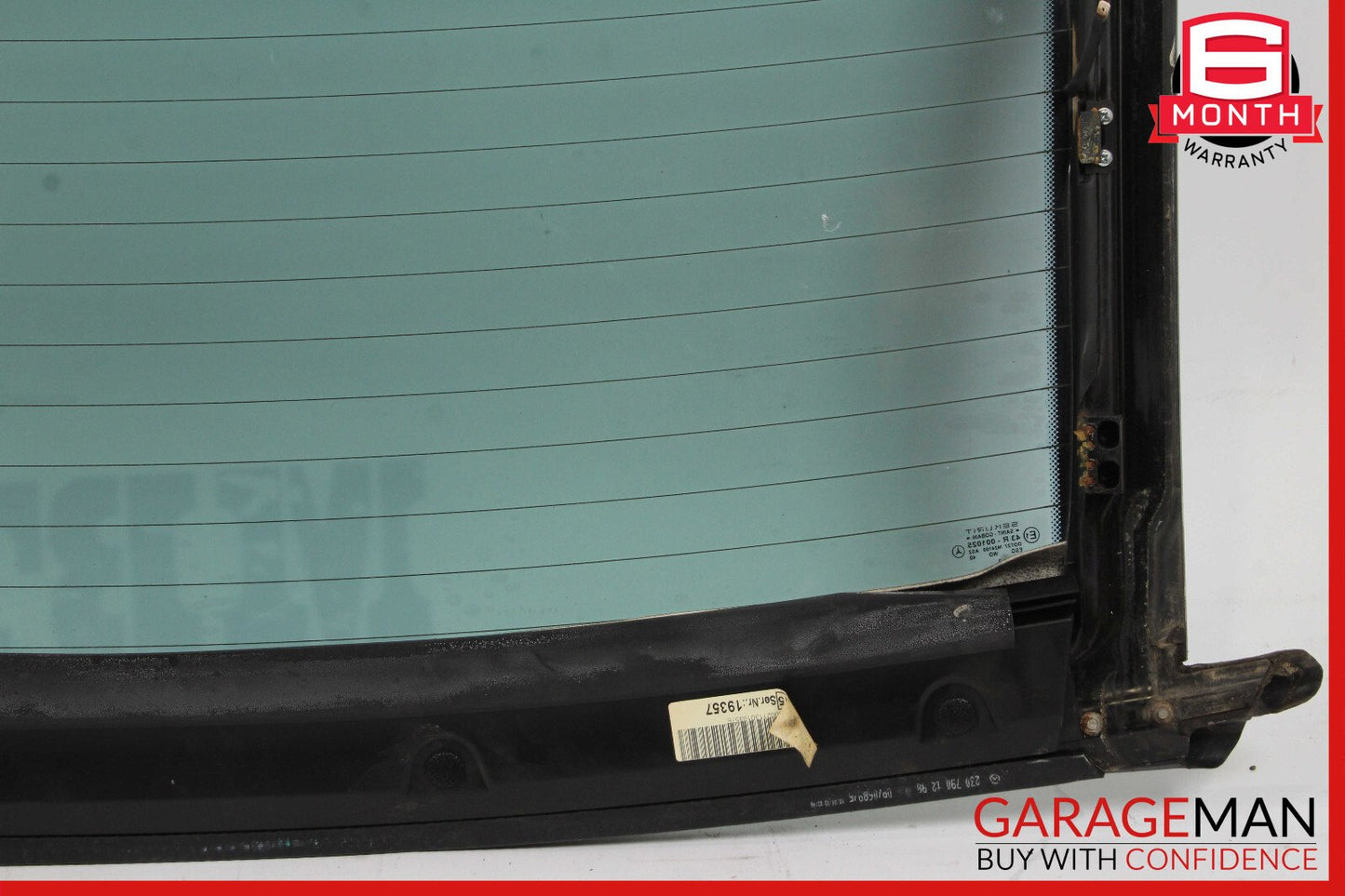 03-12 Mercedes R230 SL500 Rear Back Windshield Glass Assembly OEM