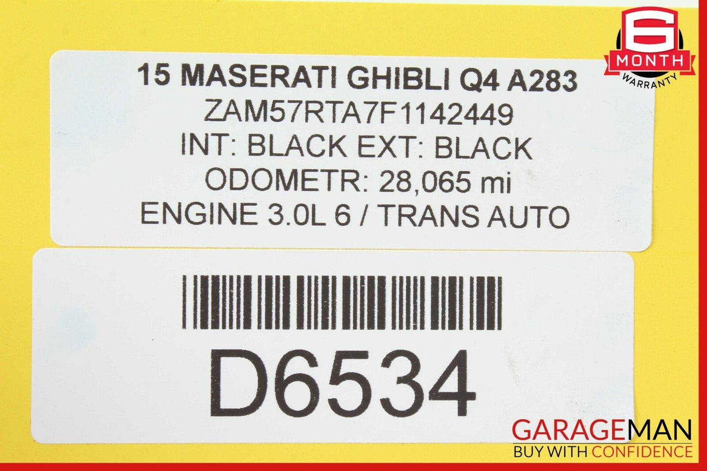 14-17 Maserati Ghibli Auxiliary Secondary Electric Water Pump 670005347 OEM