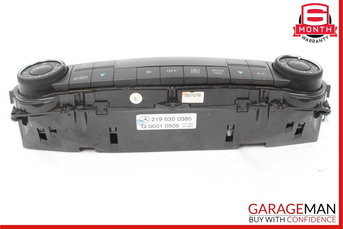 06-11 Mercedes W219 CLS500 CLS55 AMG A/C AC Heater Climate Control Unit OEM