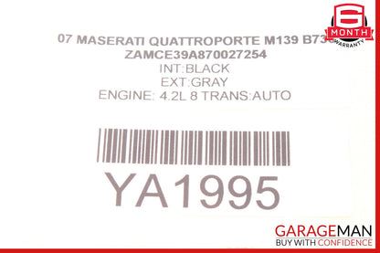 03-08 Maserati Quattroporte M139 AWS Advanced Weight System Control Module OEM