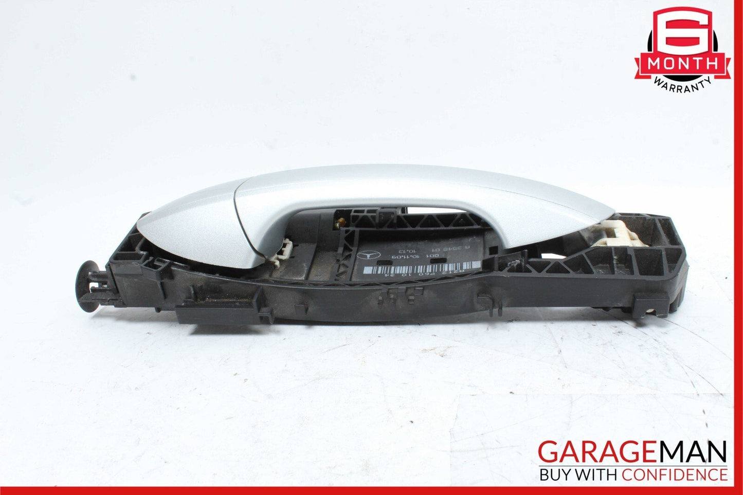 10-13 Mercedes W212 E350 Rear Left Driver Side Exterior Door Handle Silver OEM