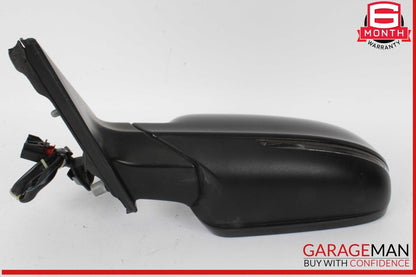 10-16 Audi A4 Front Left Driver Side Door Rear View Mirror Black OEM