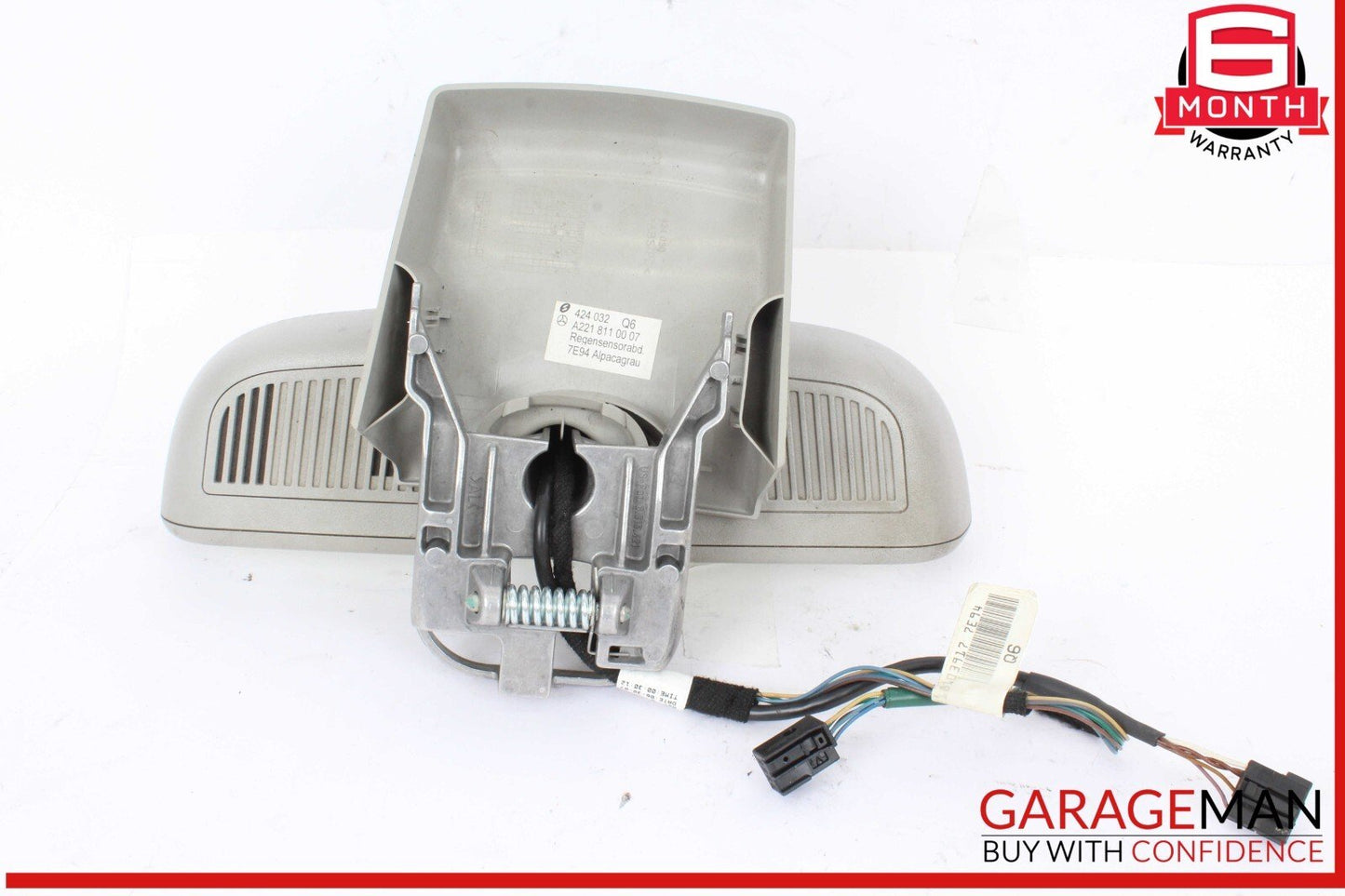 07-13 Mercedes W221 S550 S63 AMG Interior Top Upper Rear View Mirror OEM
