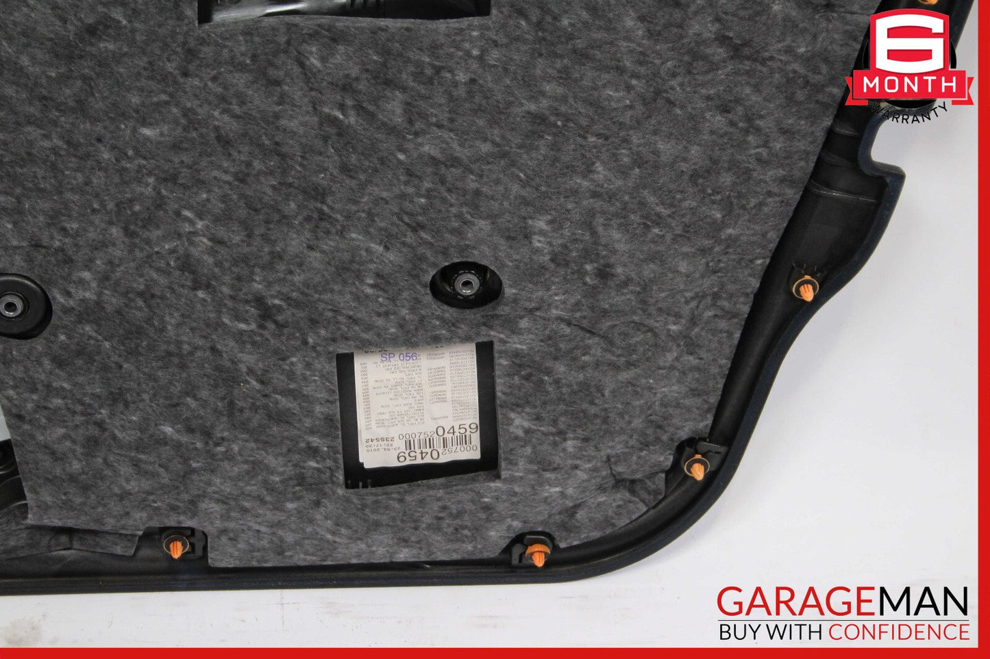 10-13 Mercedes W212 E350 E550 Front Left Interior Door Panel Trim Cover Black