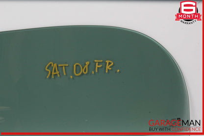 07-10 Saturn Sky Front Right Passenger Side Door Window Glass 25847881 OEM