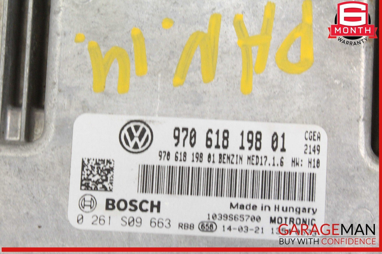 14-16 Porsche Panamera 970 E-Hybrid Engine Computer Control Module Unit ECU OEM