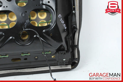 07-09 Mercedes W211 E350 E550 Front Right Side Lower Bottom Seat Cushion Black